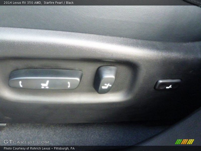 Starfire Pearl / Black 2014 Lexus RX 350 AWD