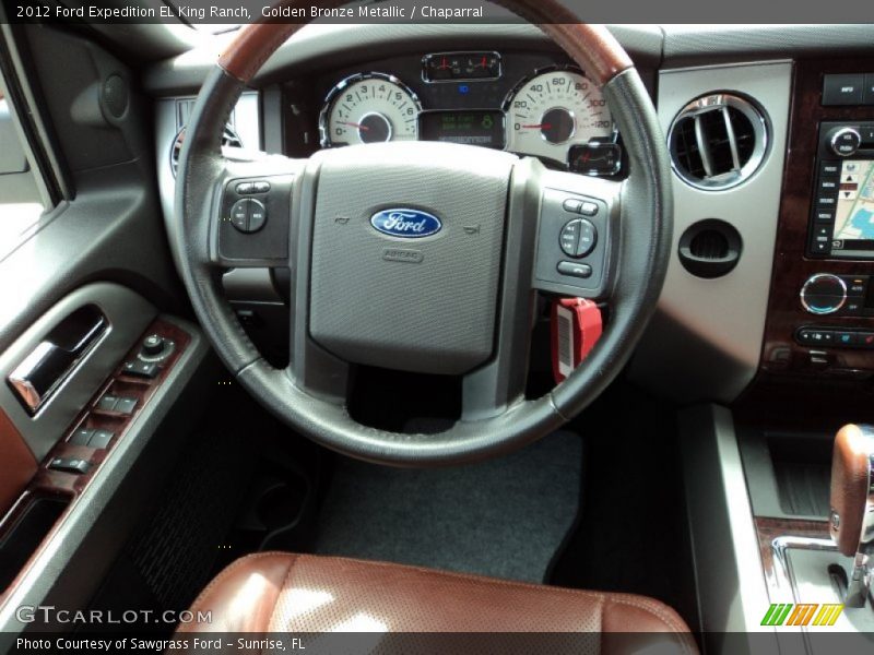 Golden Bronze Metallic / Chaparral 2012 Ford Expedition EL King Ranch