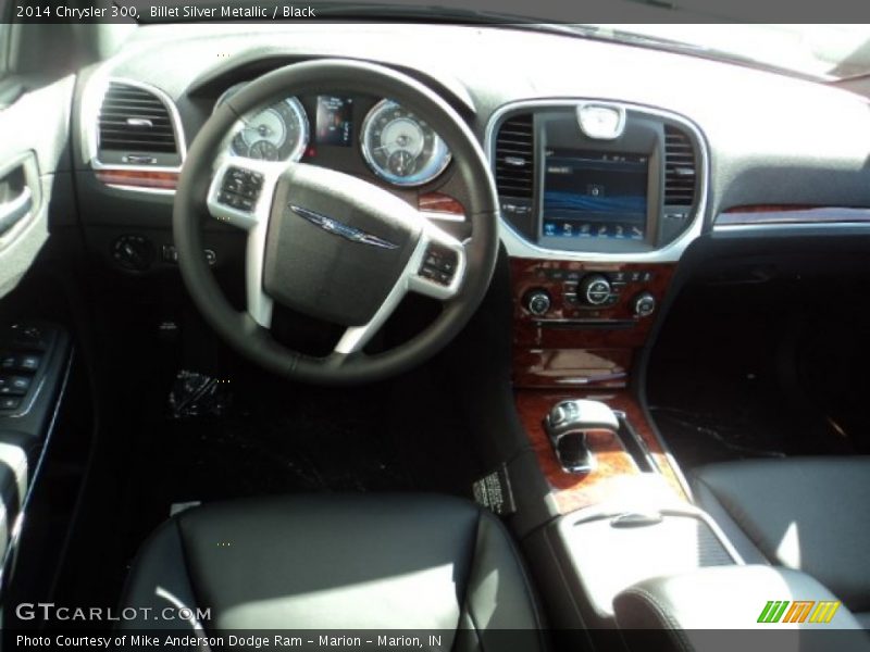 Billet Silver Metallic / Black 2014 Chrysler 300
