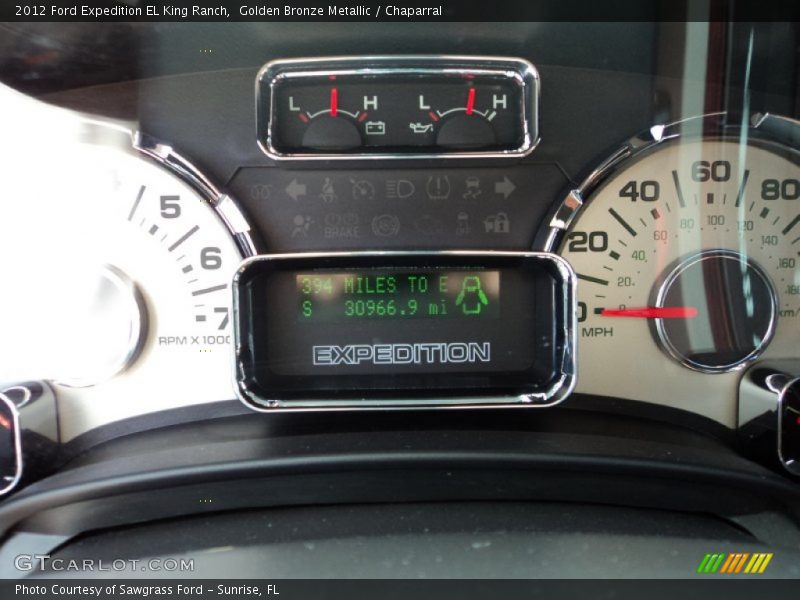 Golden Bronze Metallic / Chaparral 2012 Ford Expedition EL King Ranch