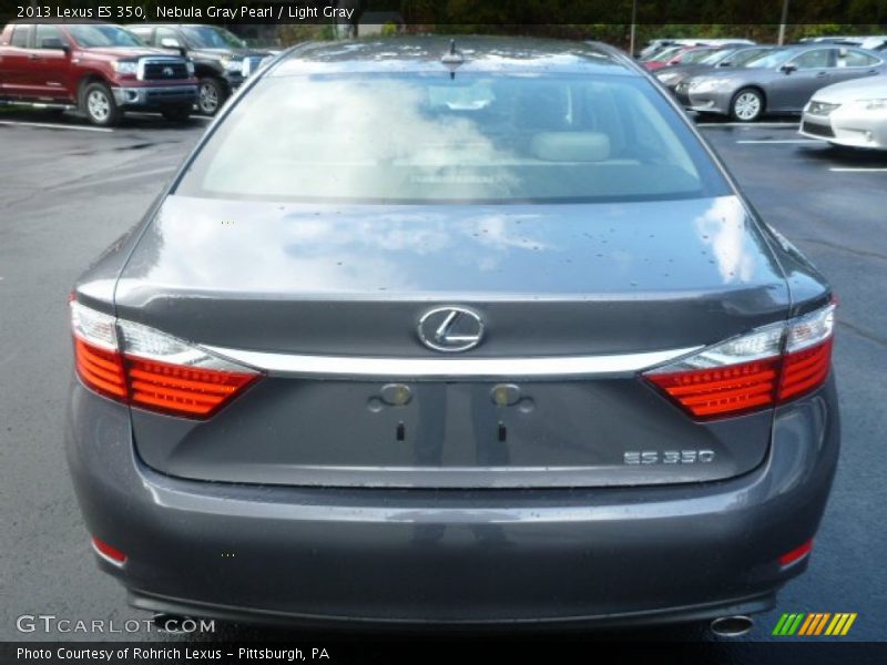 Nebula Gray Pearl / Light Gray 2013 Lexus ES 350