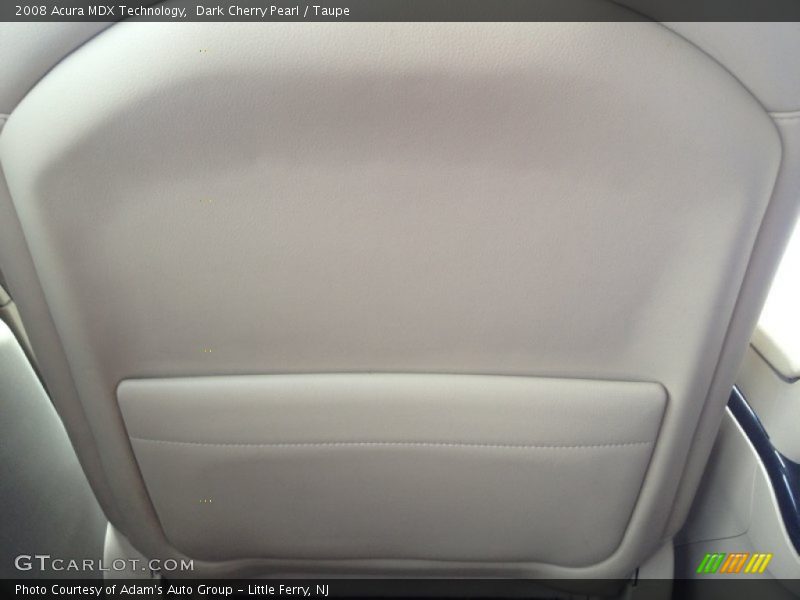 Dark Cherry Pearl / Taupe 2008 Acura MDX Technology