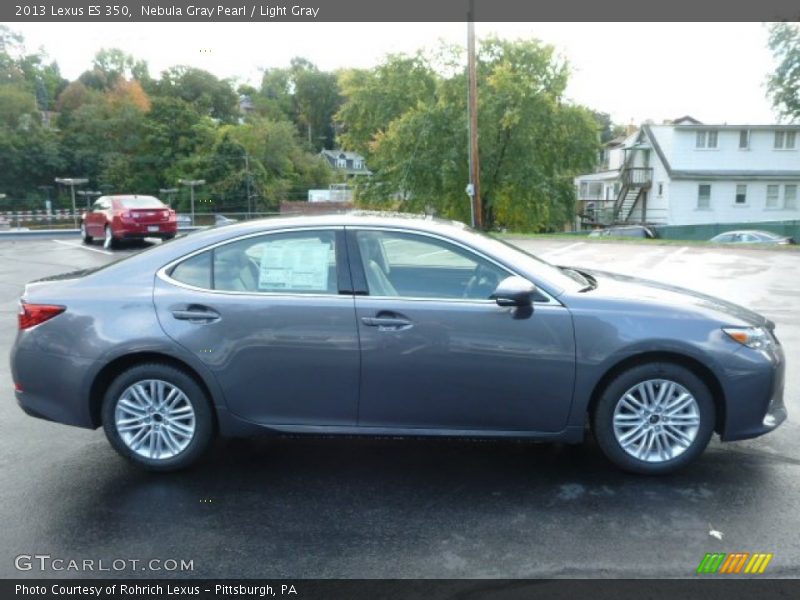 Nebula Gray Pearl / Light Gray 2013 Lexus ES 350