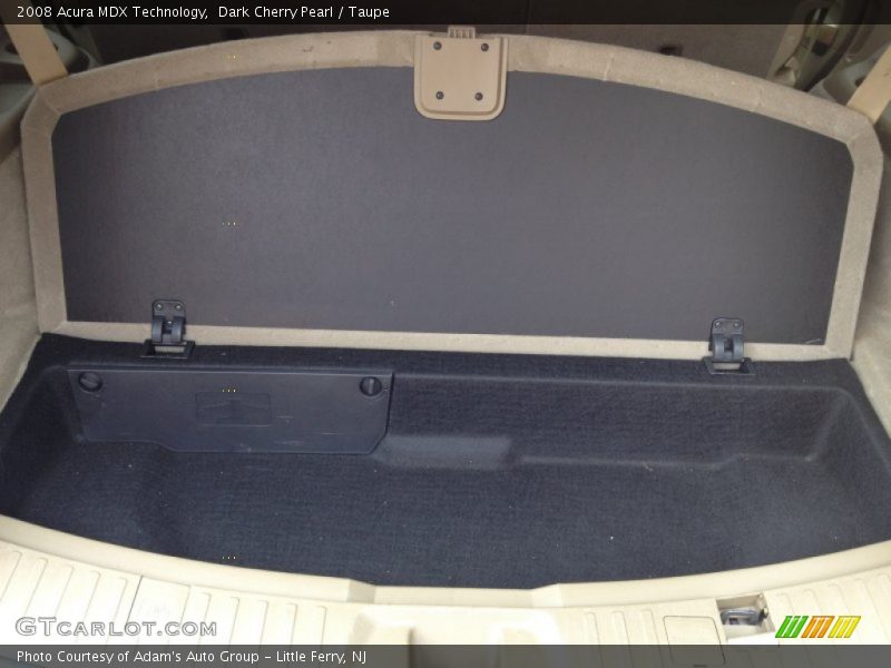 Dark Cherry Pearl / Taupe 2008 Acura MDX Technology
