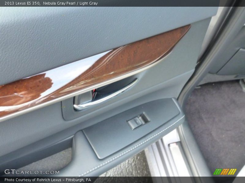 Nebula Gray Pearl / Light Gray 2013 Lexus ES 350