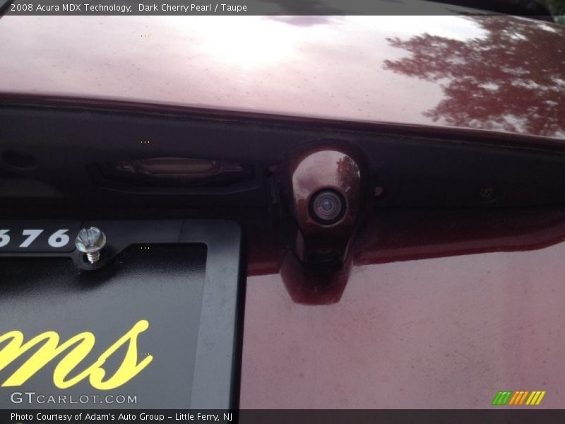 Dark Cherry Pearl / Taupe 2008 Acura MDX Technology