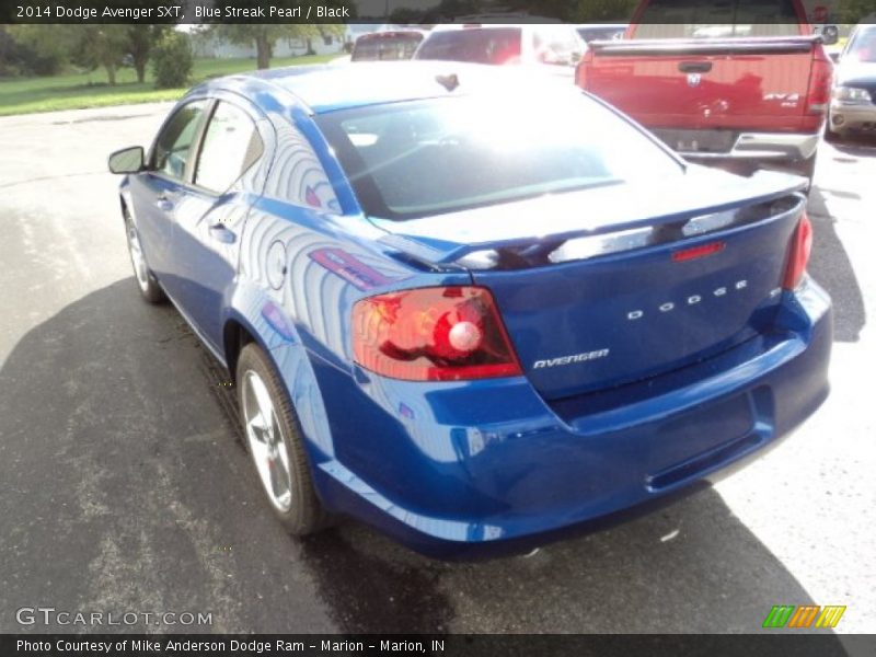 Blue Streak Pearl / Black 2014 Dodge Avenger SXT