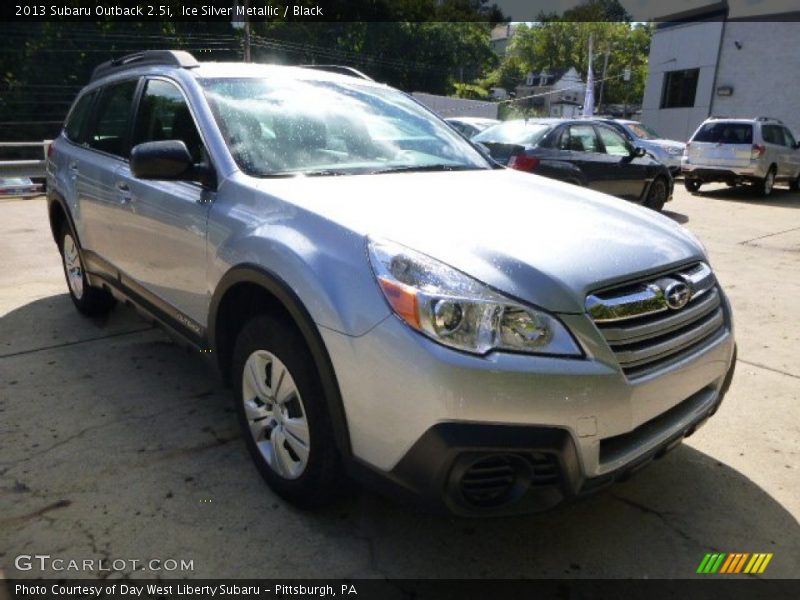 Ice Silver Metallic / Black 2013 Subaru Outback 2.5i