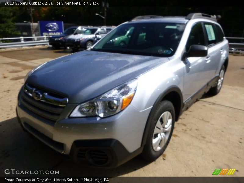 Ice Silver Metallic / Black 2013 Subaru Outback 2.5i