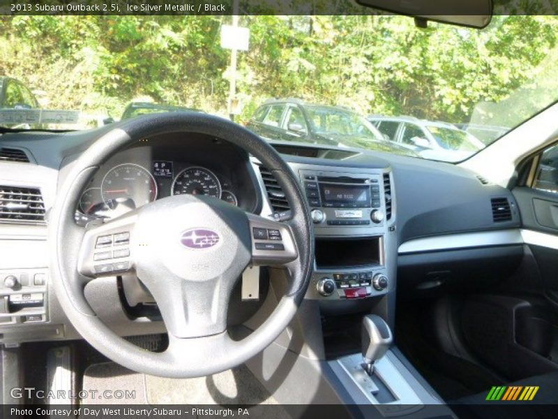 Ice Silver Metallic / Black 2013 Subaru Outback 2.5i