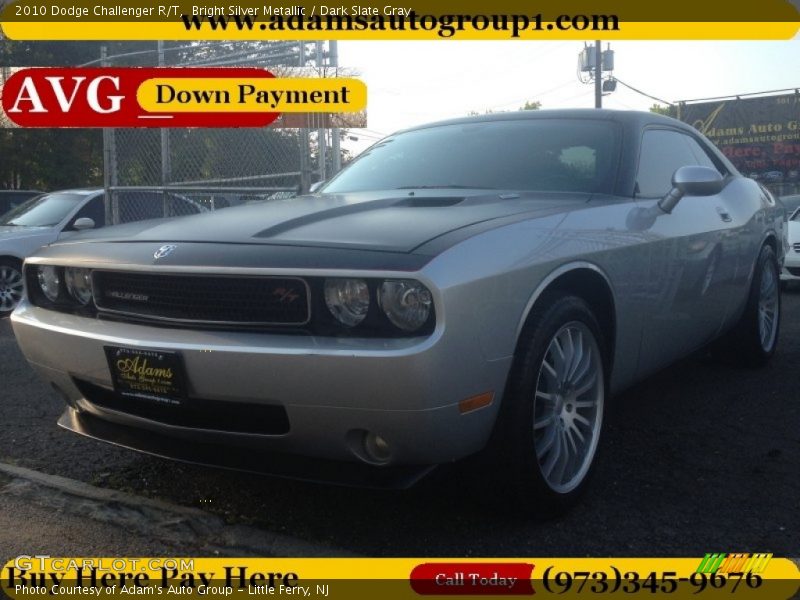 Bright Silver Metallic / Dark Slate Gray 2010 Dodge Challenger R/T