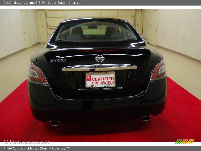 Super Black / Charcoal 2012 Nissan Maxima 3.5 SV