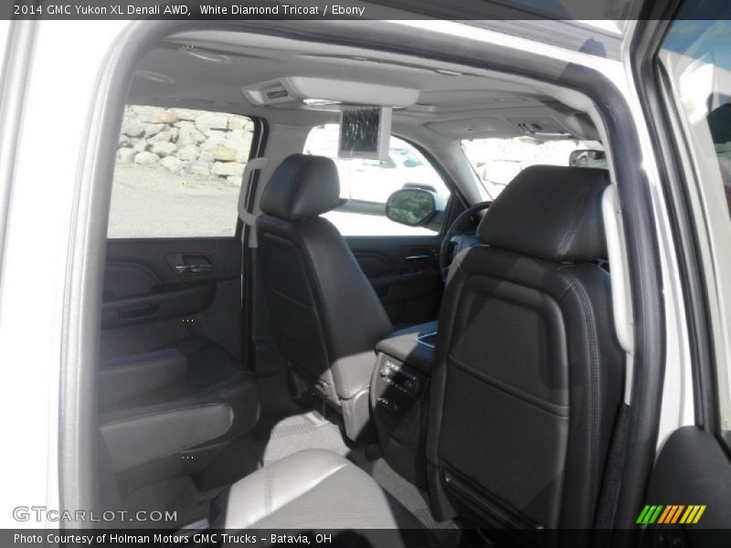 White Diamond Tricoat / Ebony 2014 GMC Yukon XL Denali AWD