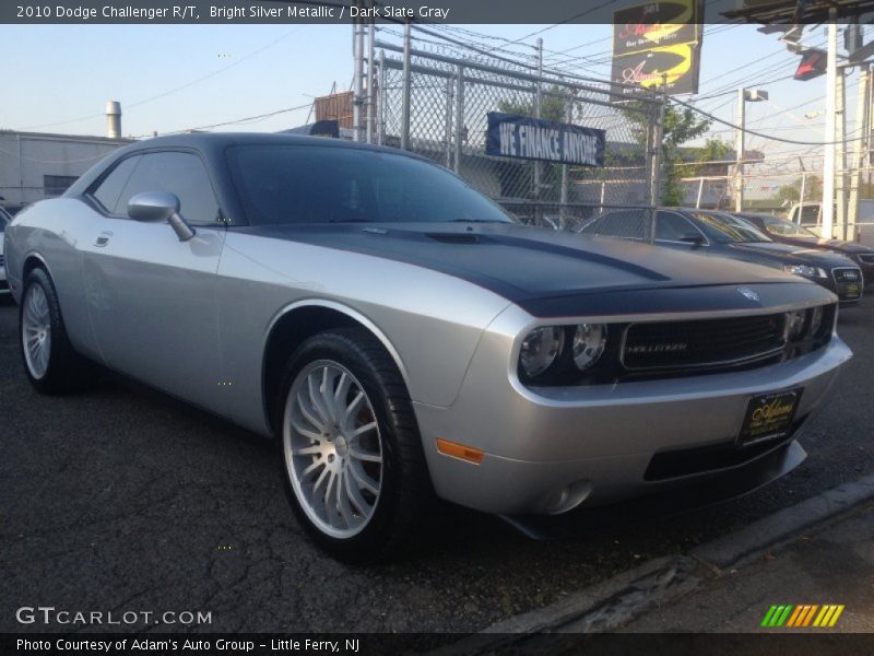 Bright Silver Metallic / Dark Slate Gray 2010 Dodge Challenger R/T