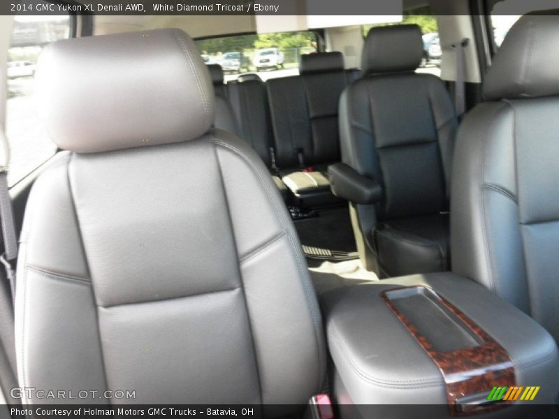 White Diamond Tricoat / Ebony 2014 GMC Yukon XL Denali AWD