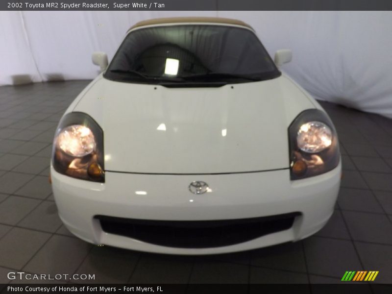 Super White / Tan 2002 Toyota MR2 Spyder Roadster