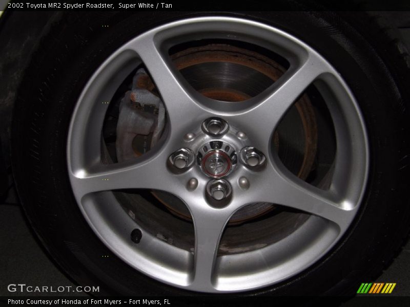 Super White / Tan 2002 Toyota MR2 Spyder Roadster