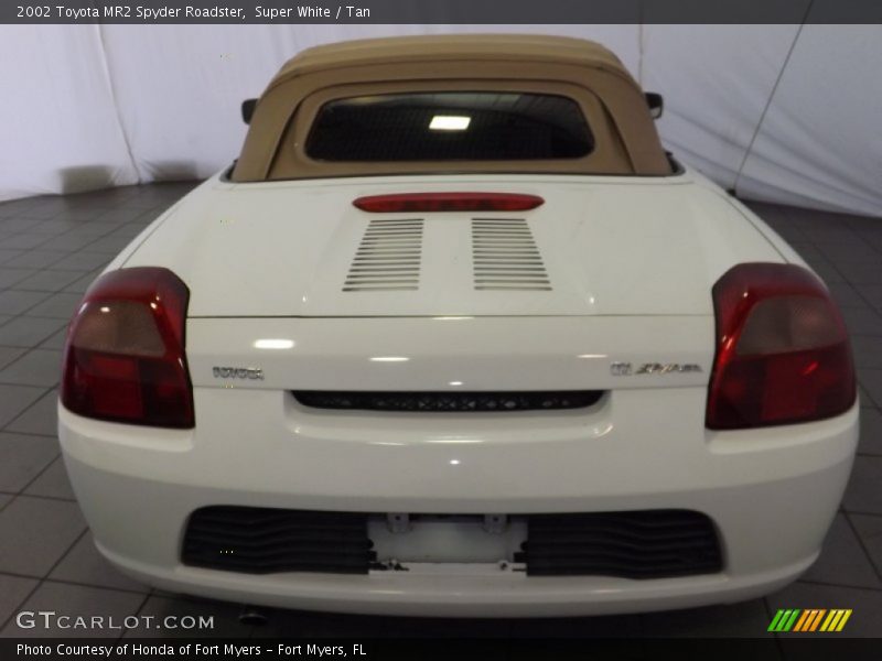 Super White / Tan 2002 Toyota MR2 Spyder Roadster