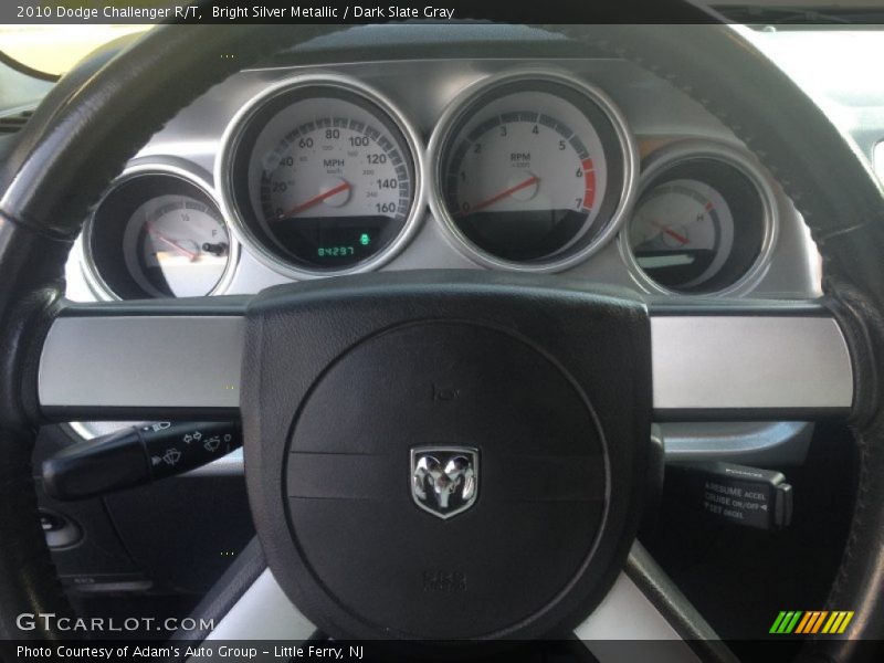 Bright Silver Metallic / Dark Slate Gray 2010 Dodge Challenger R/T
