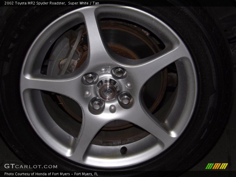 Super White / Tan 2002 Toyota MR2 Spyder Roadster
