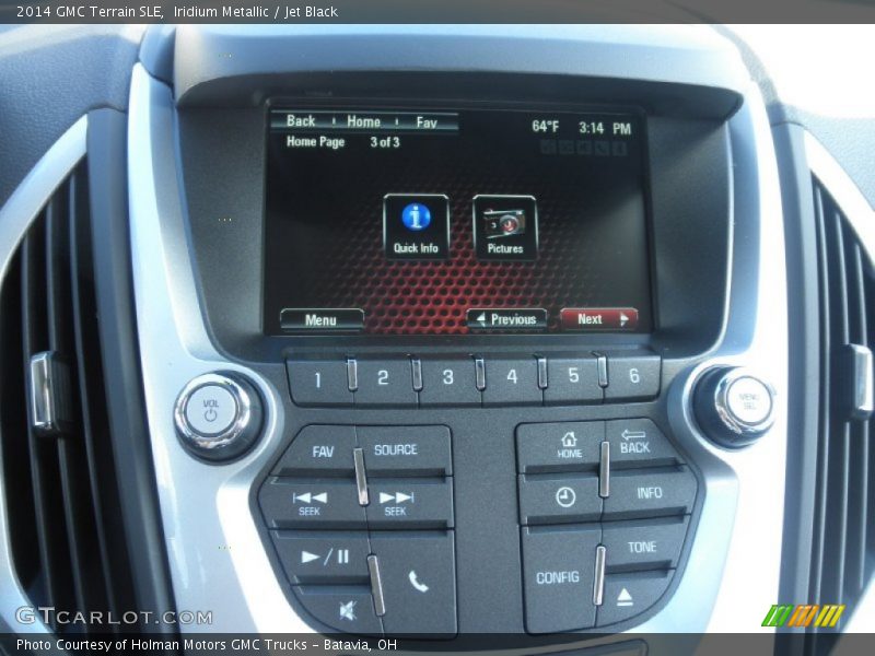 Iridium Metallic / Jet Black 2014 GMC Terrain SLE