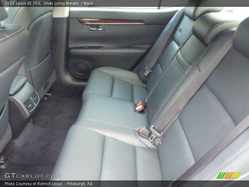 Silver Lining Metallic / Black 2013 Lexus ES 350