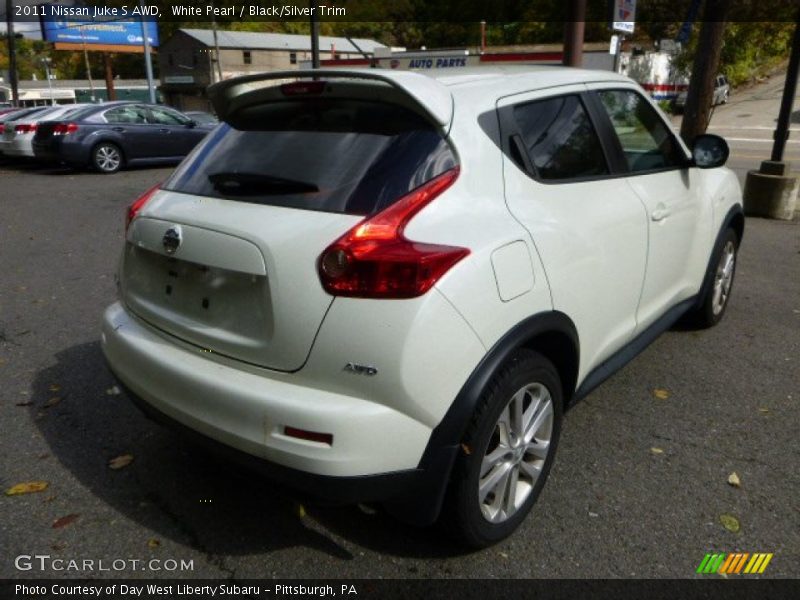 White Pearl / Black/Silver Trim 2011 Nissan Juke S AWD