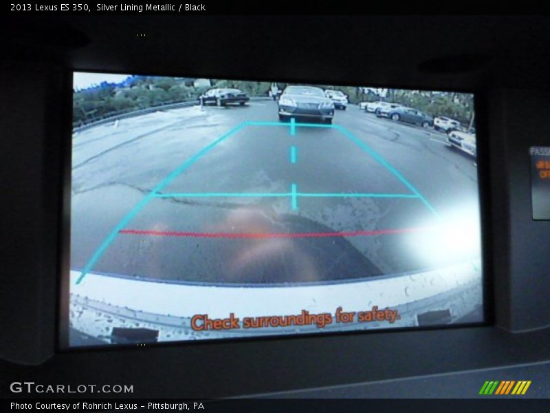 Silver Lining Metallic / Black 2013 Lexus ES 350