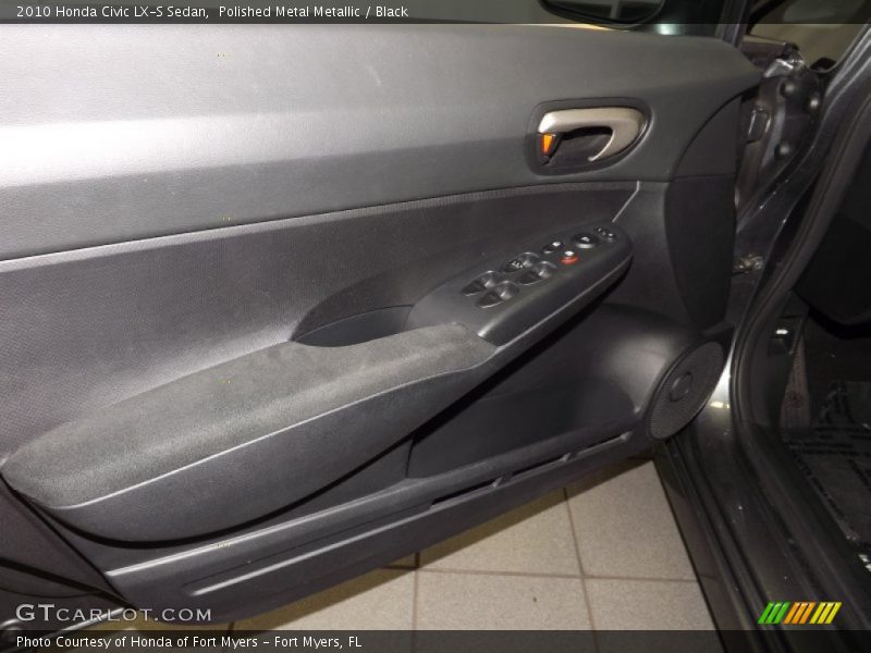 Polished Metal Metallic / Black 2010 Honda Civic LX-S Sedan