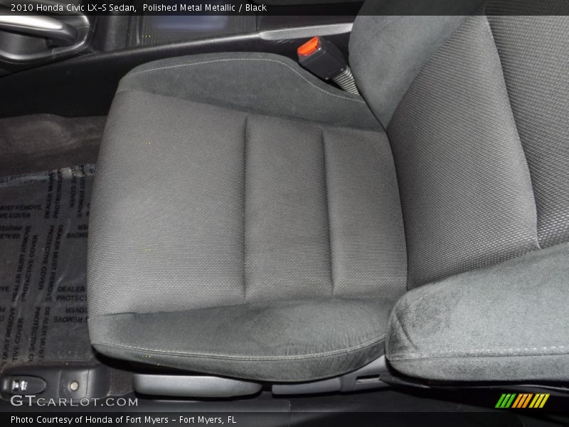 Polished Metal Metallic / Black 2010 Honda Civic LX-S Sedan