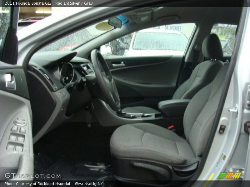 Radiant Silver / Gray 2011 Hyundai Sonata GLS