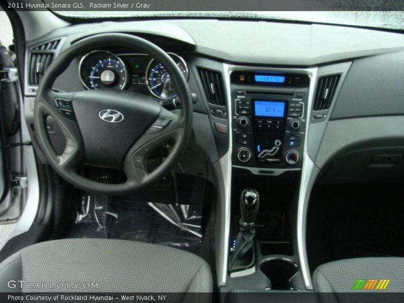 Radiant Silver / Gray 2011 Hyundai Sonata GLS