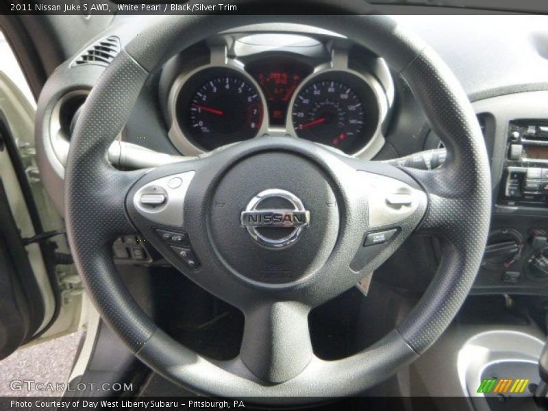 White Pearl / Black/Silver Trim 2011 Nissan Juke S AWD