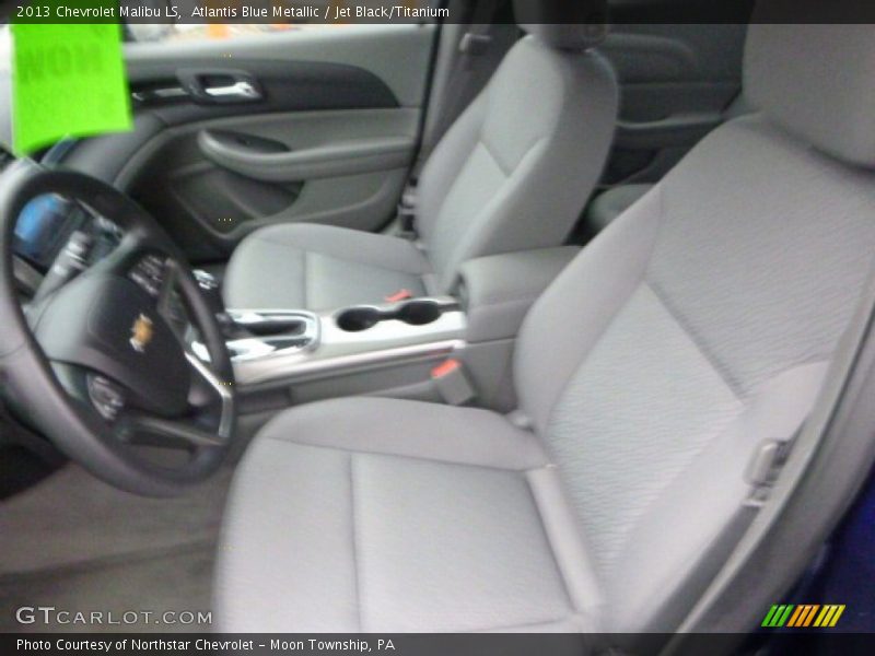 Atlantis Blue Metallic / Jet Black/Titanium 2013 Chevrolet Malibu LS