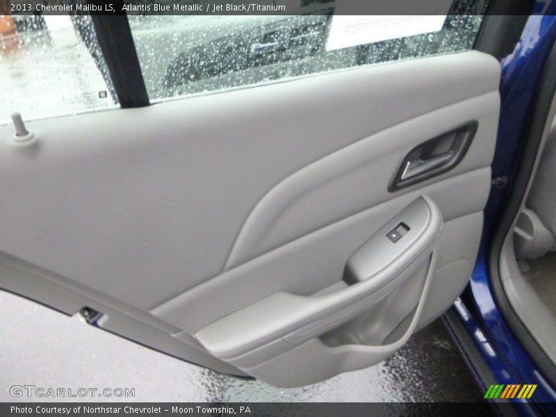 Atlantis Blue Metallic / Jet Black/Titanium 2013 Chevrolet Malibu LS