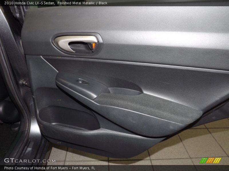 Polished Metal Metallic / Black 2010 Honda Civic LX-S Sedan