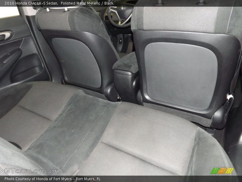 Polished Metal Metallic / Black 2010 Honda Civic LX-S Sedan