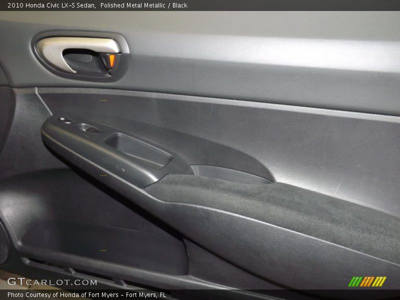 Polished Metal Metallic / Black 2010 Honda Civic LX-S Sedan