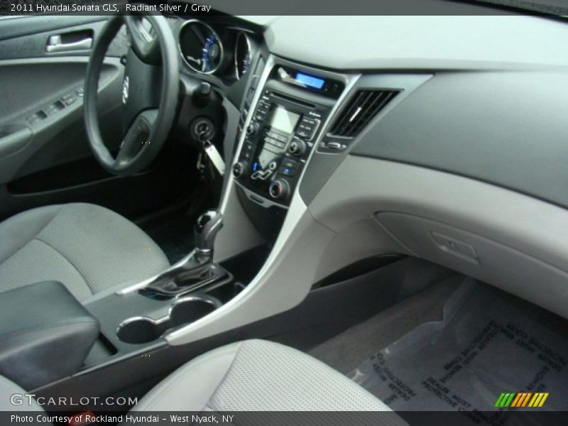 Radiant Silver / Gray 2011 Hyundai Sonata GLS