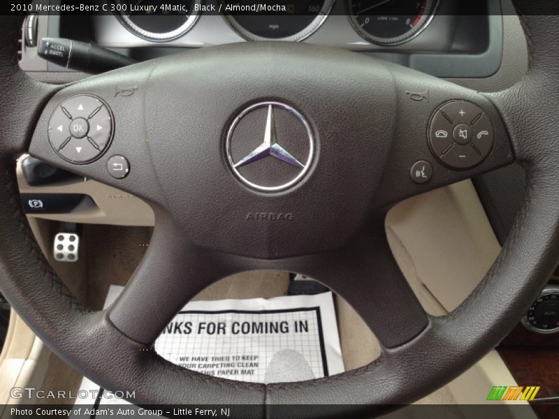 Black / Almond/Mocha 2010 Mercedes-Benz C 300 Luxury 4Matic
