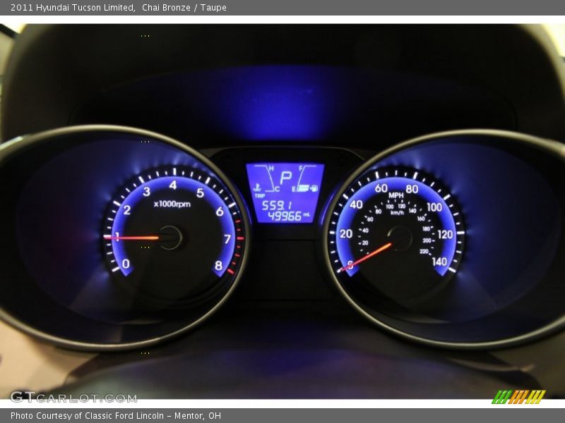Chai Bronze / Taupe 2011 Hyundai Tucson Limited