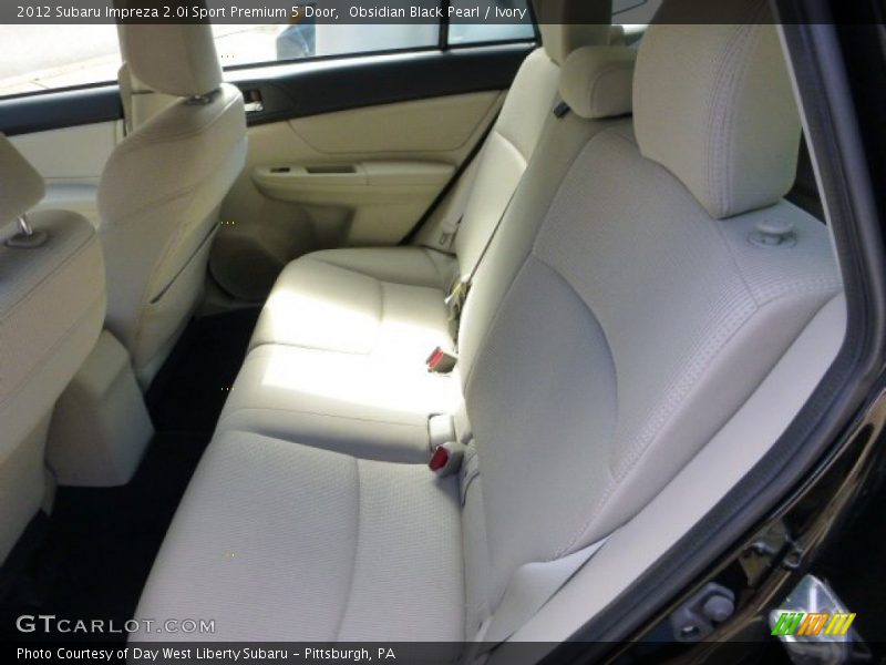 Obsidian Black Pearl / Ivory 2012 Subaru Impreza 2.0i Sport Premium 5 Door