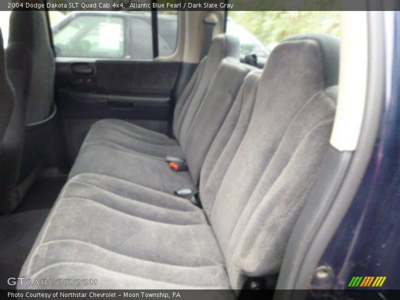 Atlantic Blue Pearl / Dark Slate Gray 2004 Dodge Dakota SLT Quad Cab 4x4