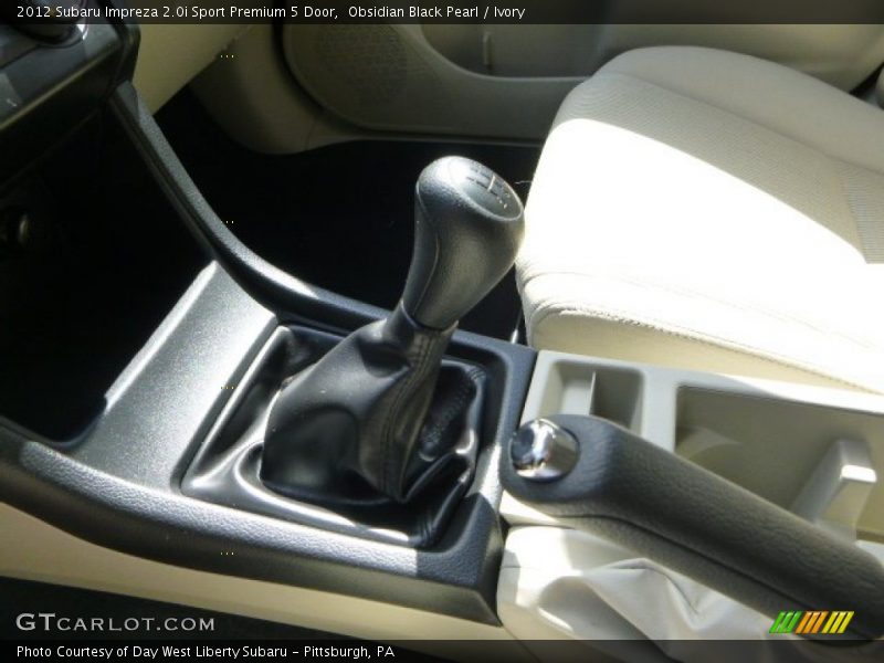 Obsidian Black Pearl / Ivory 2012 Subaru Impreza 2.0i Sport Premium 5 Door