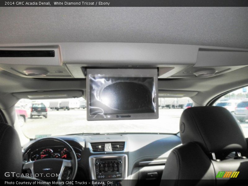 White Diamond Tricoat / Ebony 2014 GMC Acadia Denali