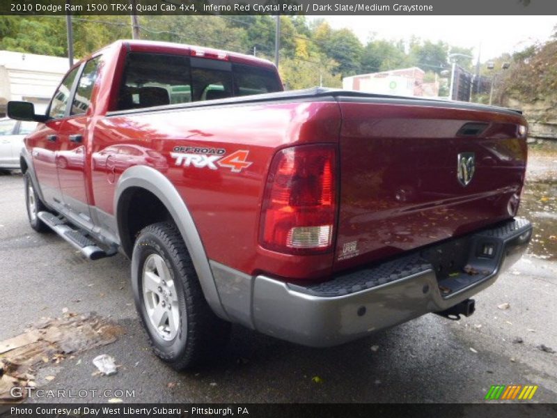 Inferno Red Crystal Pearl / Dark Slate/Medium Graystone 2010 Dodge Ram 1500 TRX4 Quad Cab 4x4