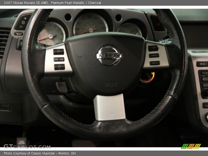 Platinum Pearl Matallic / Charcoal 2007 Nissan Murano SE AWD