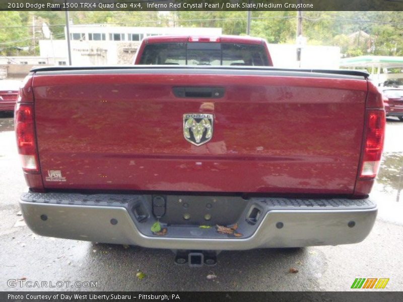 Inferno Red Crystal Pearl / Dark Slate/Medium Graystone 2010 Dodge Ram 1500 TRX4 Quad Cab 4x4