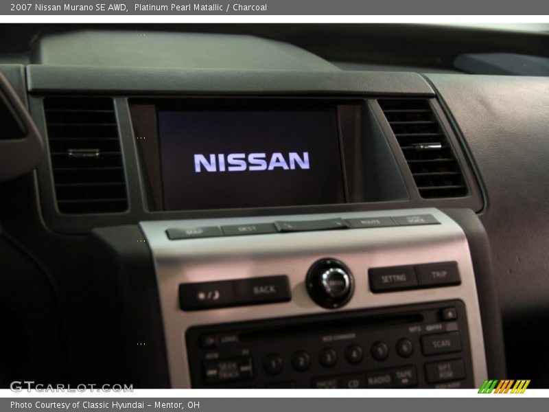 Platinum Pearl Matallic / Charcoal 2007 Nissan Murano SE AWD