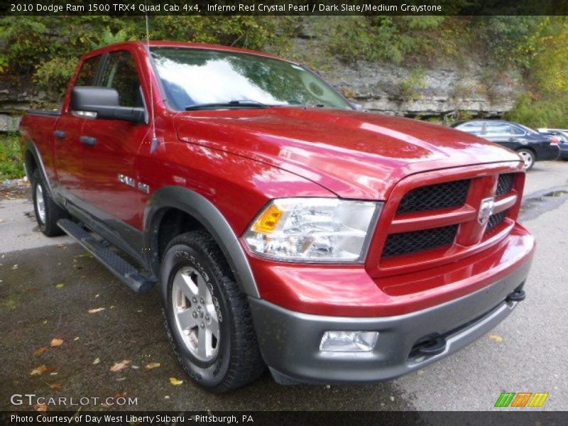 Front 3/4 View of 2010 Ram 1500 TRX4 Quad Cab 4x4